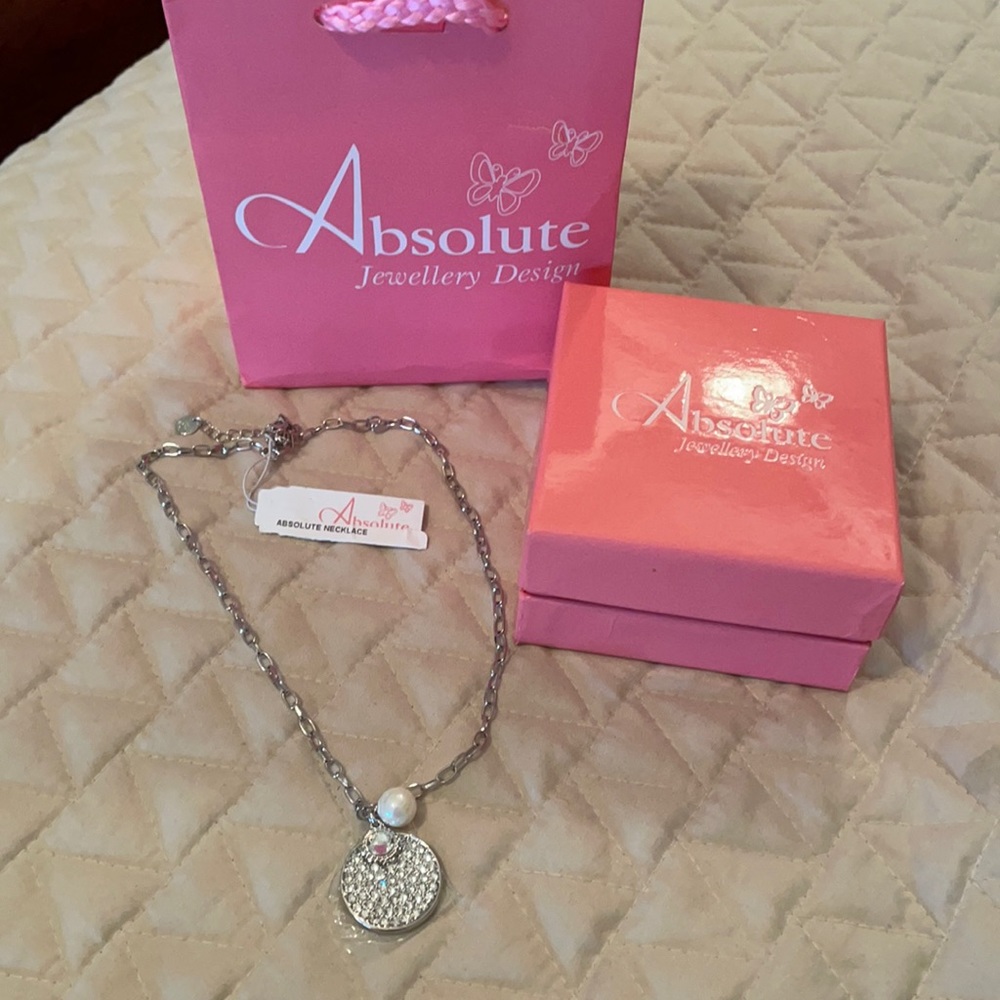 Silver necklace, lovely design